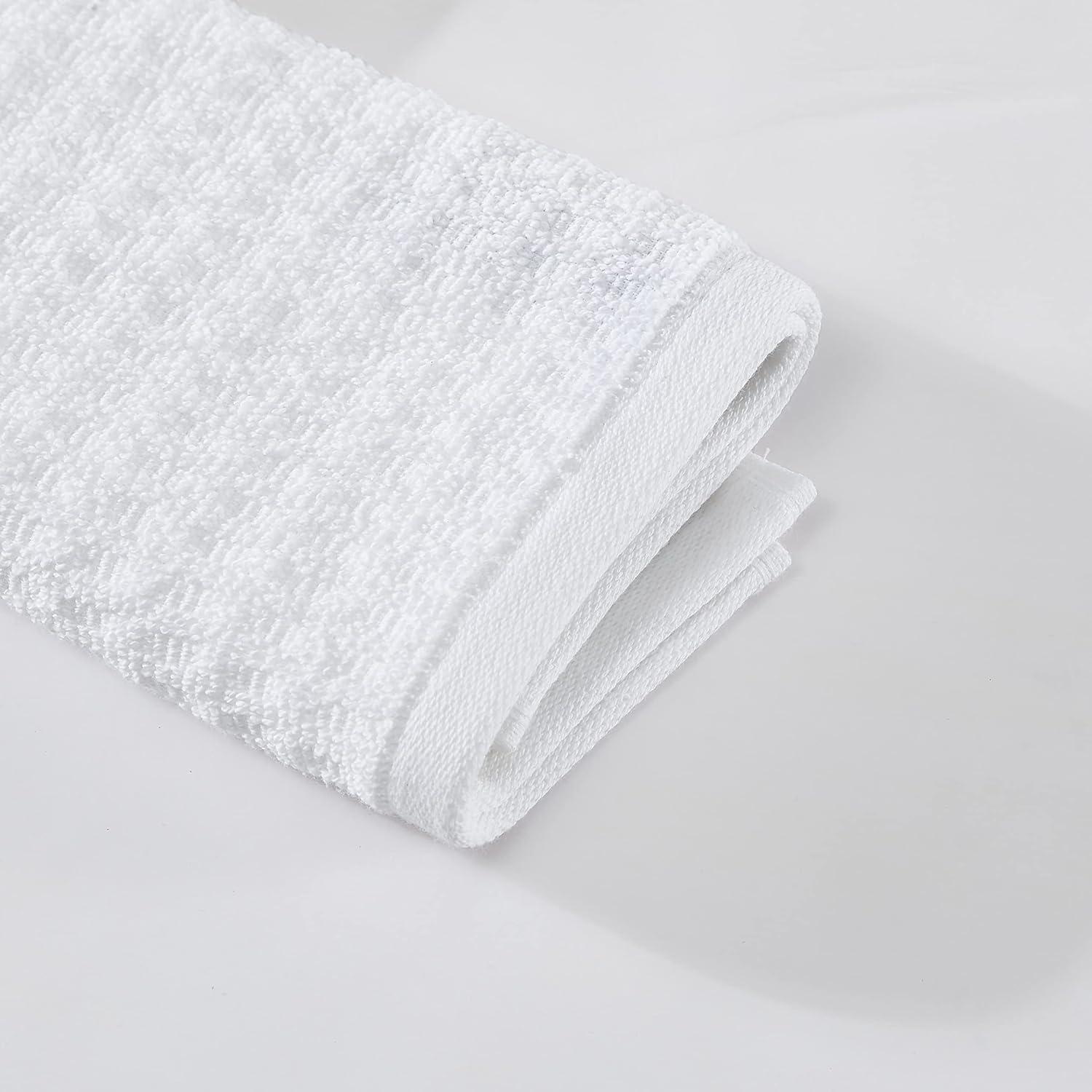 Northern Pacific White Cotton 12-Piece Washcloth Set