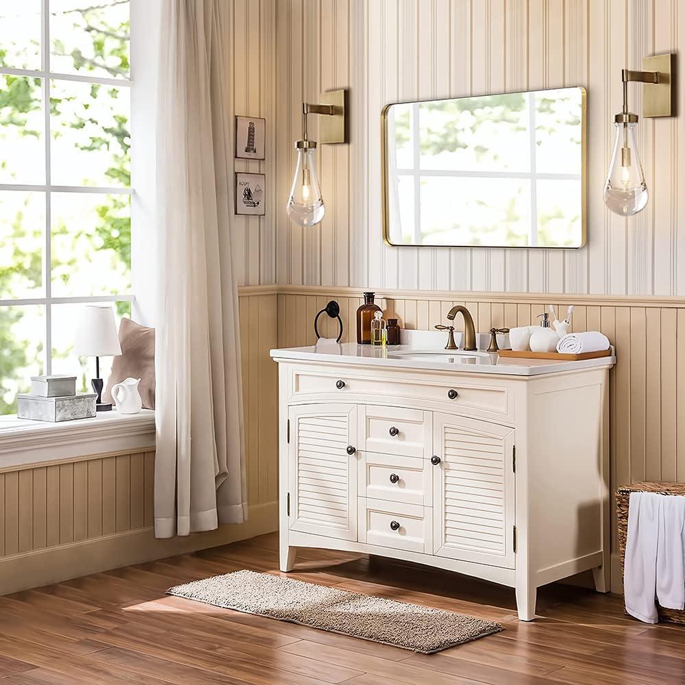 Raindrop Thick Crystal Arm Wall Sconce