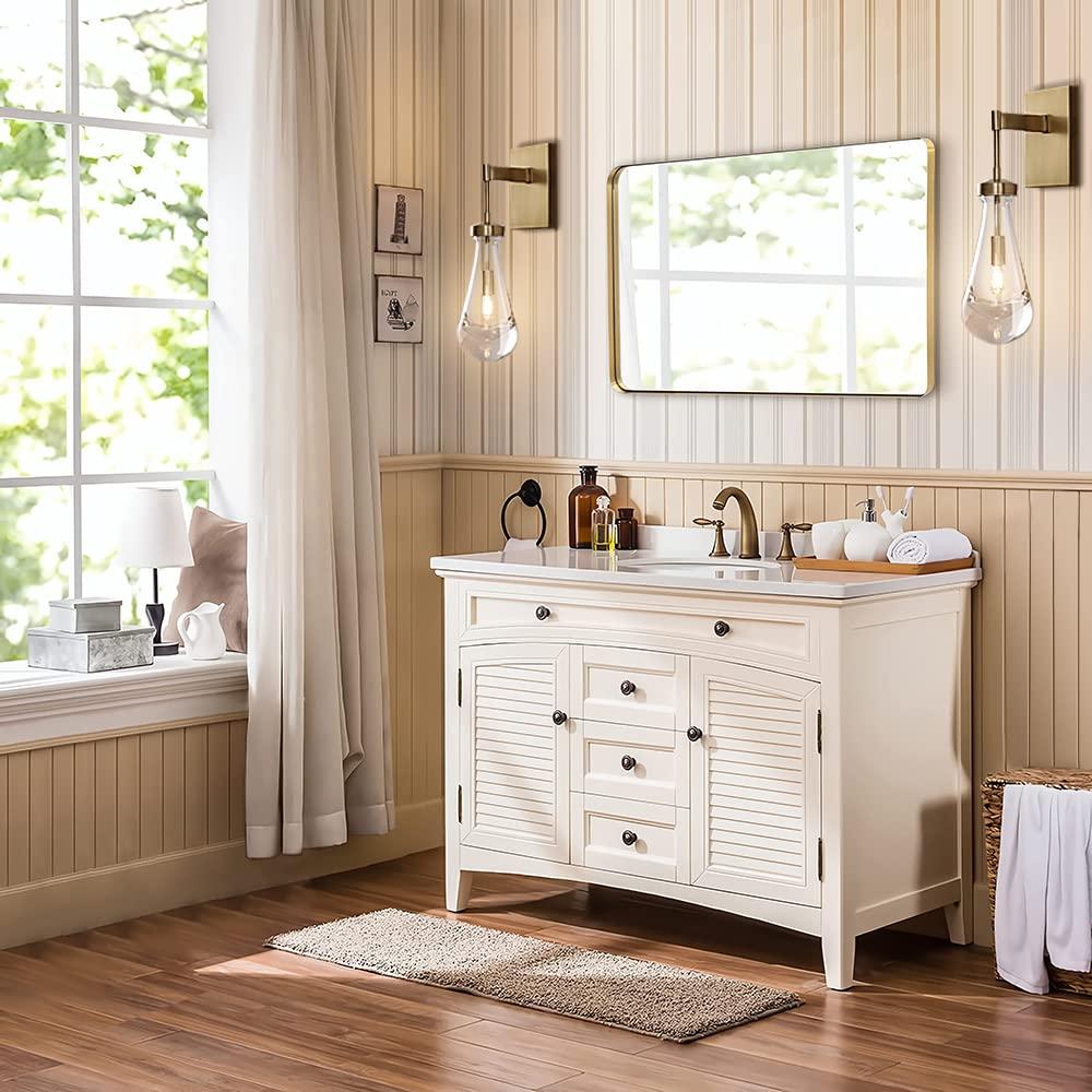 Raindrop Thick Crystal Arm Wall Sconce