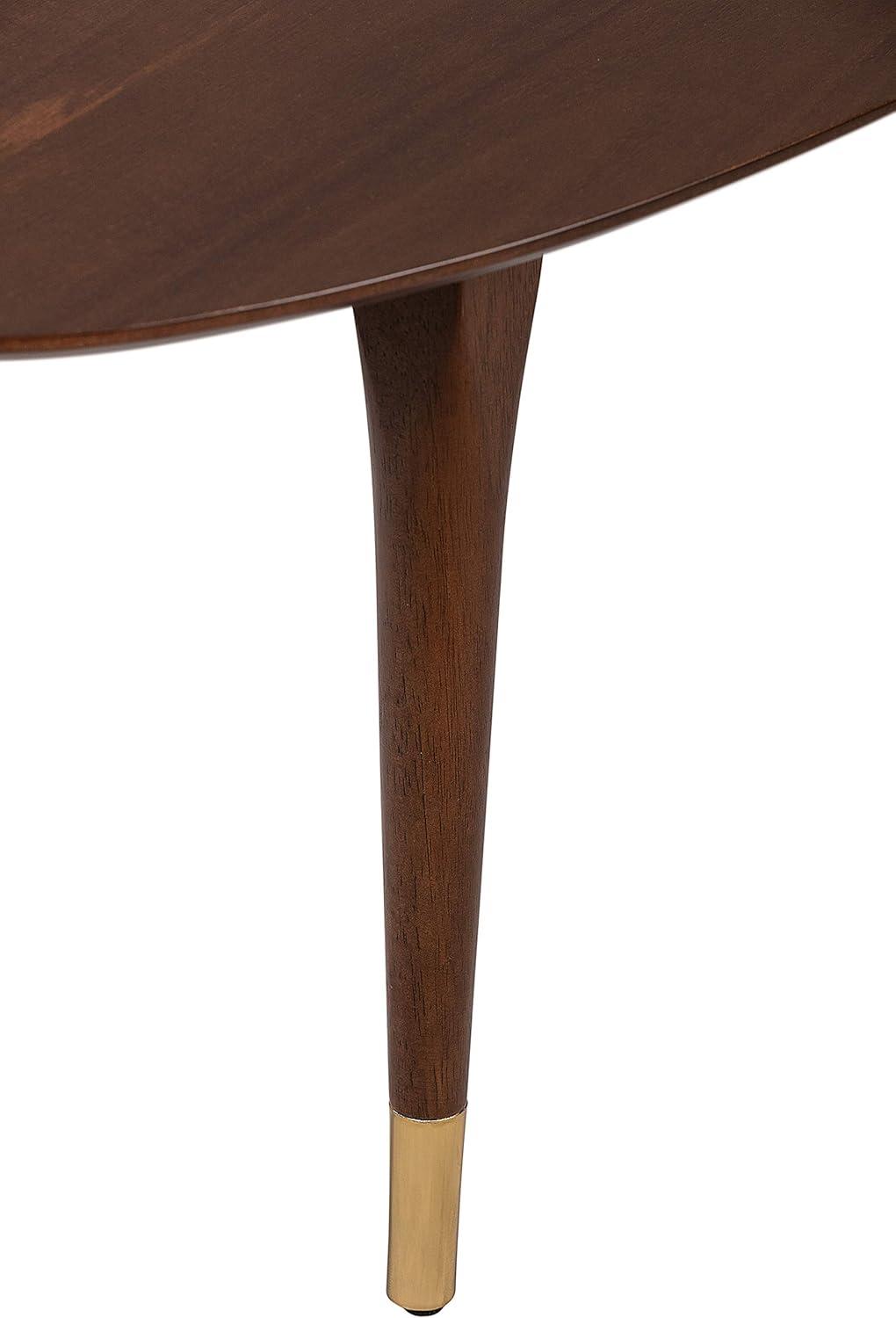 True Innovations and Design (USA) LLC Elle Decor Clementine Mid-Century Modern Living Room Furniture Collection with Brass Accents Assembly Required