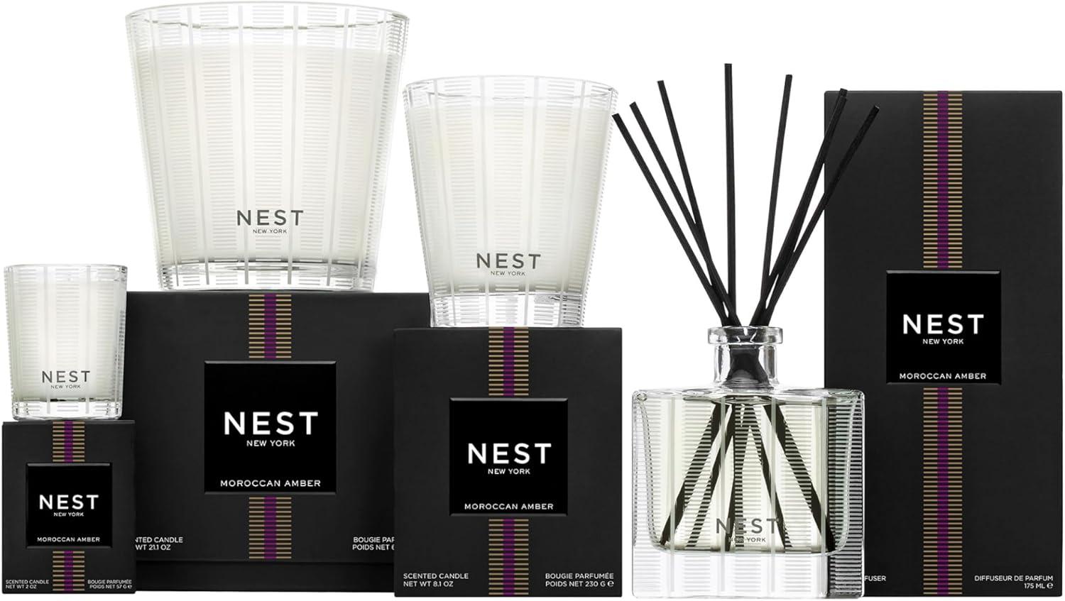 NEST Fragrances Moroccan Amber Reed Diffuser Liquid Refill
