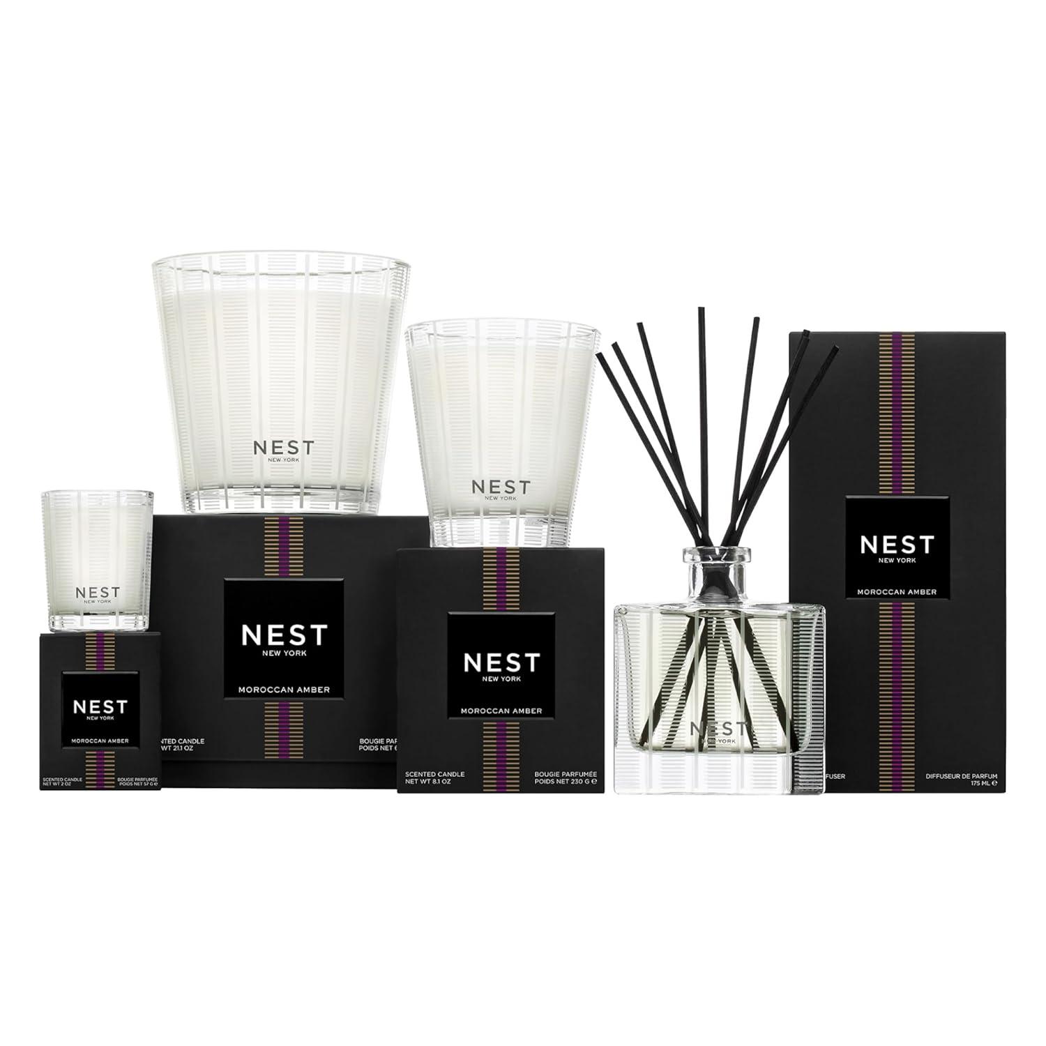 NEST Fragrances Moroccan Amber Reed Diffuser Liquid Refill