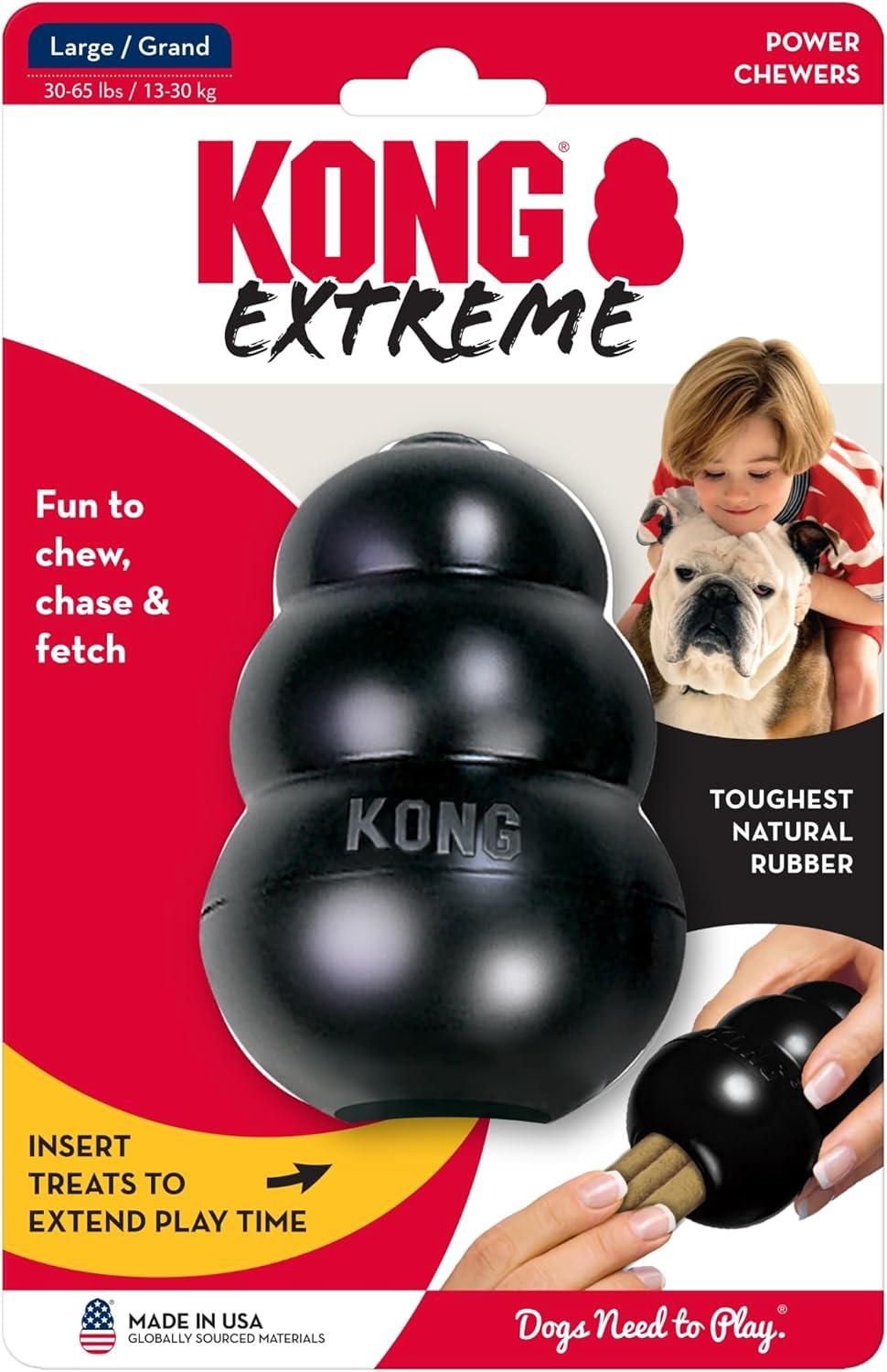 KONG Extreme Dog Toy, Black, Large