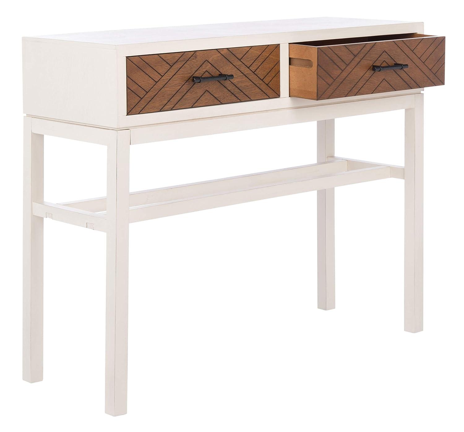 Ajana 2 Drawer Console Table - CNS5709C - Off-White - Safavieh