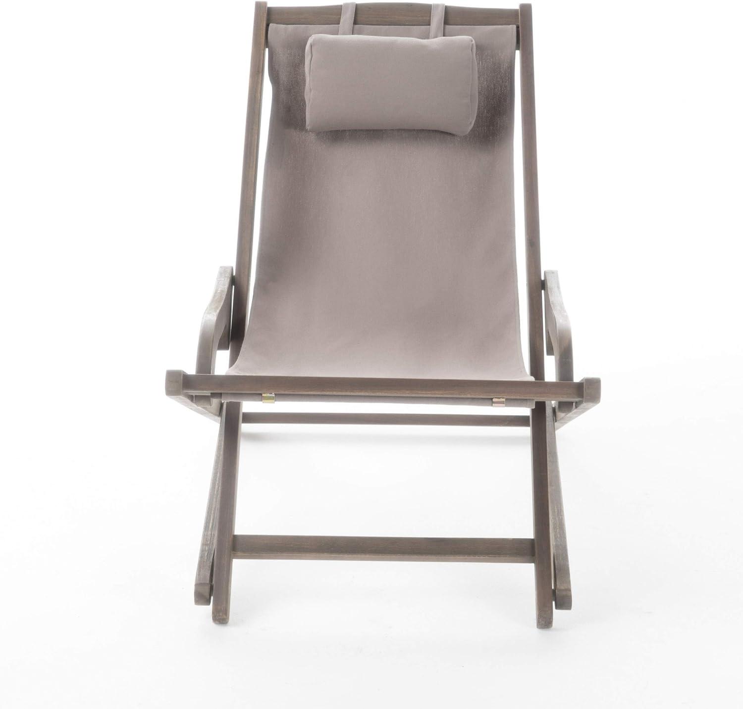 Northland Outdoor Wood and Canvas Sling Chair (Set of 2)