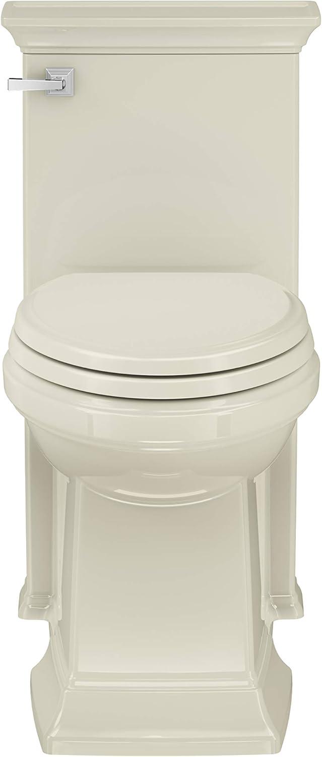 American Standard Town Square S 1-Piece 1.28 GPF Single Flush Elongated Toilet in Linen, Seat Included