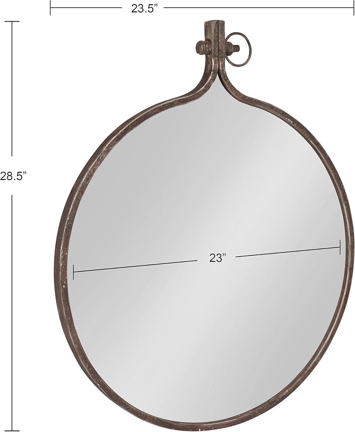 Yitro Metal Framed Wall Mirror - Kate & Laurel All Things Decor