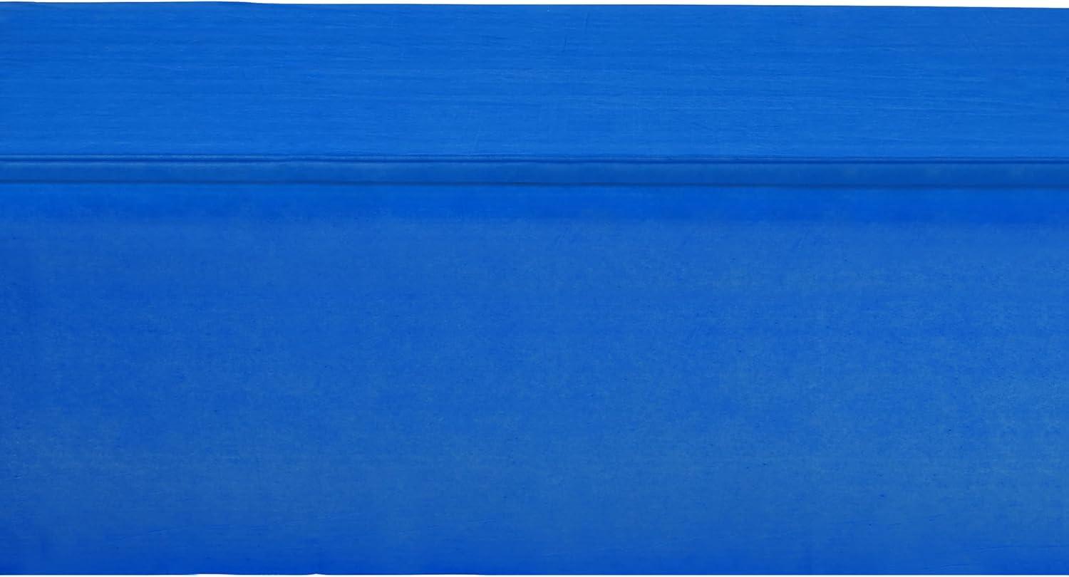 6 Pack Plastic Royal Blue Tablecloth for Parties, Rectangular Table Decorations, 54 x 108 Inches, Disposable Table Cover for Birthday, Graduation Party Supplies