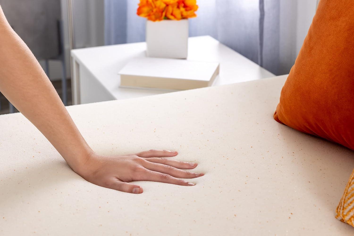 Craft & Trade CopperGel Cooling, Pressure-Relieving Memory Foam Mattress Topper, 2 Inch