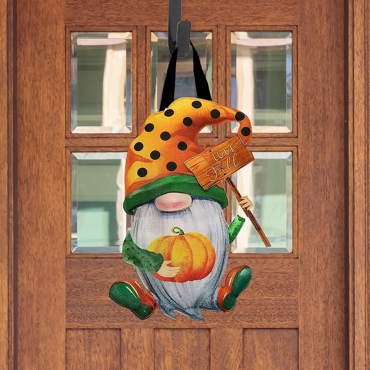 Briarwood Lane Fall Gnome Door Hanger