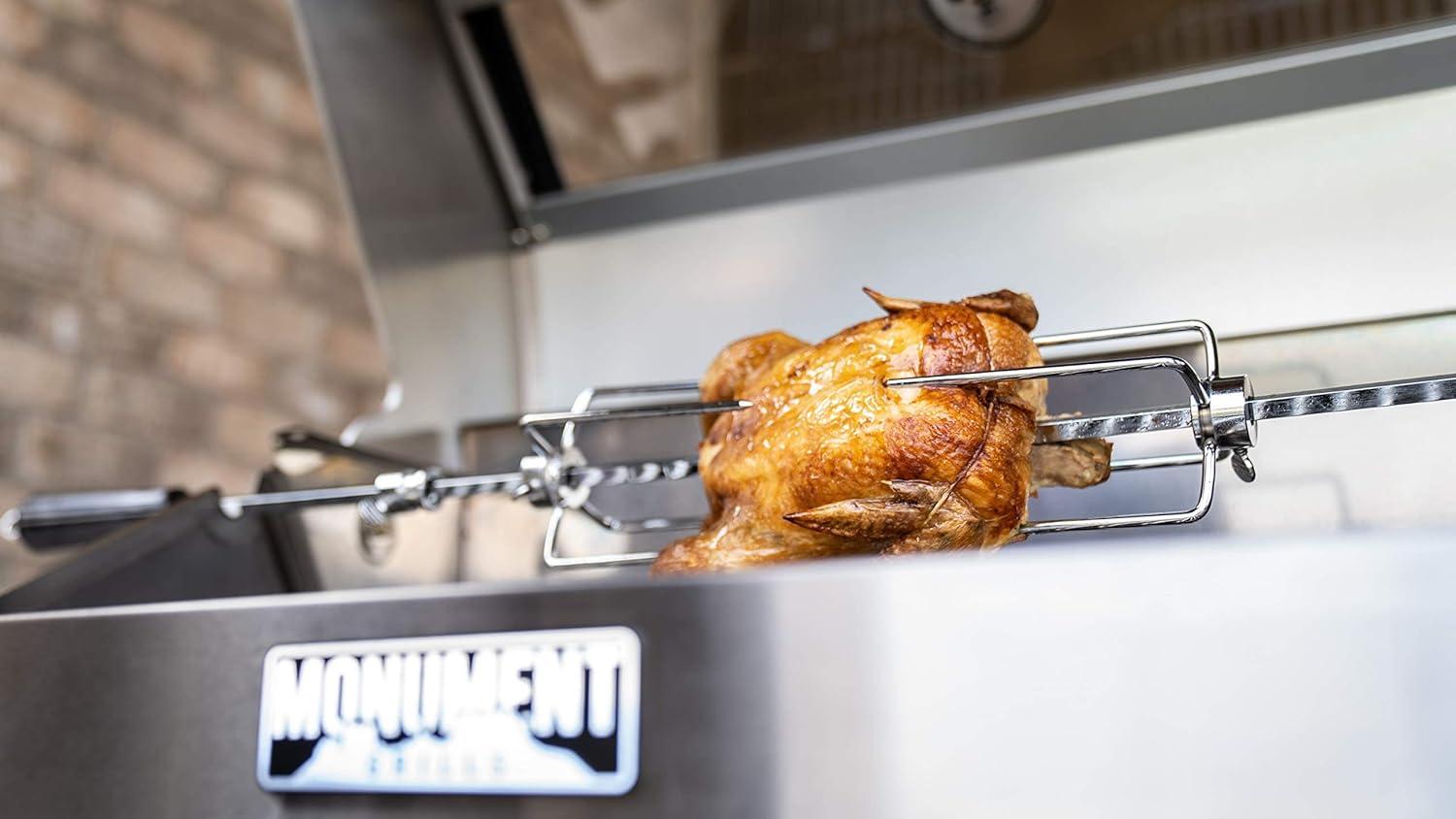 Monument Grills 4-Burner Rotisserie