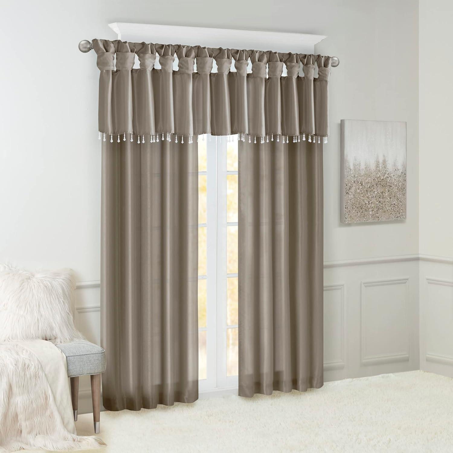 Madison Park Rivau Light-Filtering Single Curtain Panel
