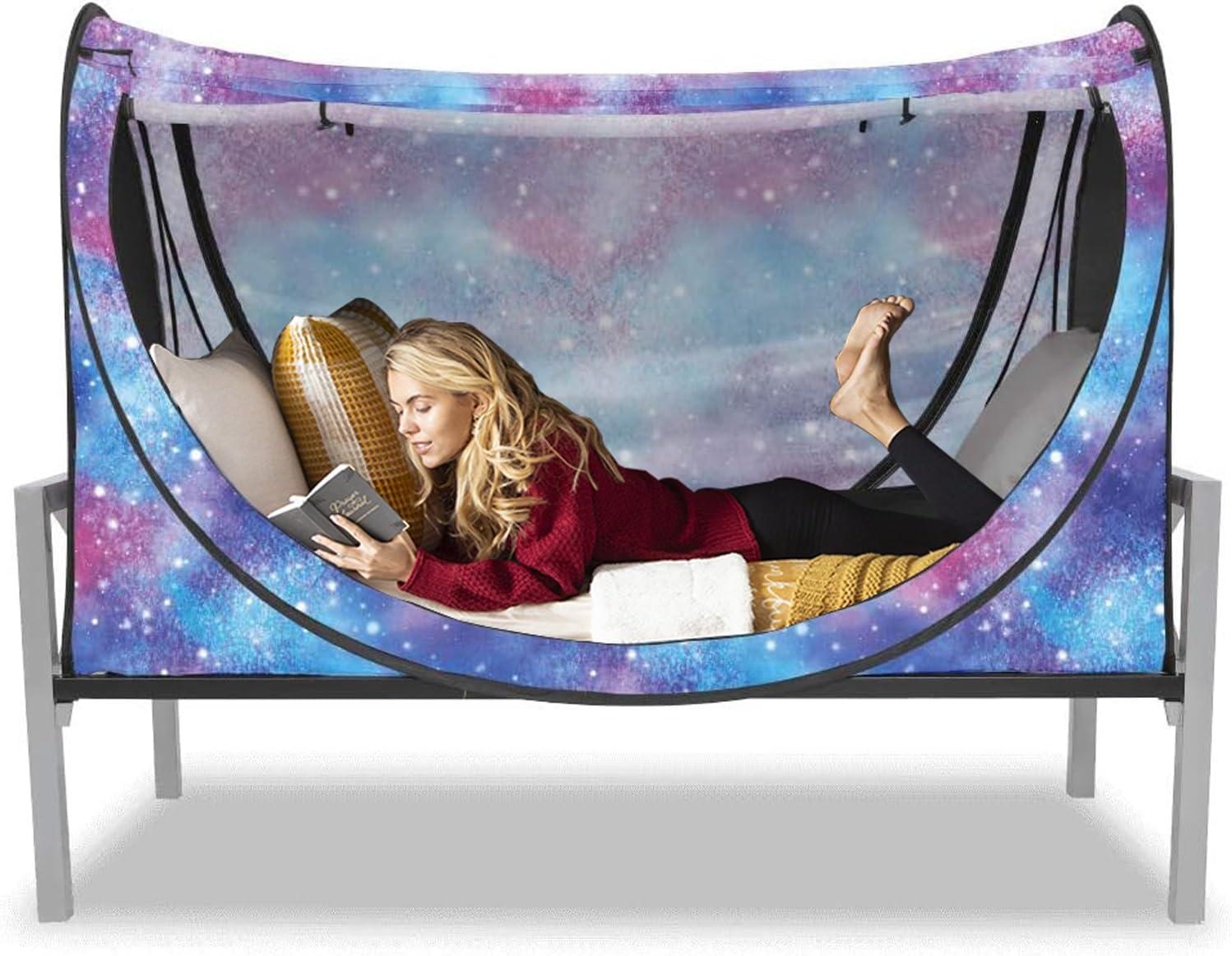 Privacy Pop Eclipse Bed Tent - Twin/Unicorn Galaxy