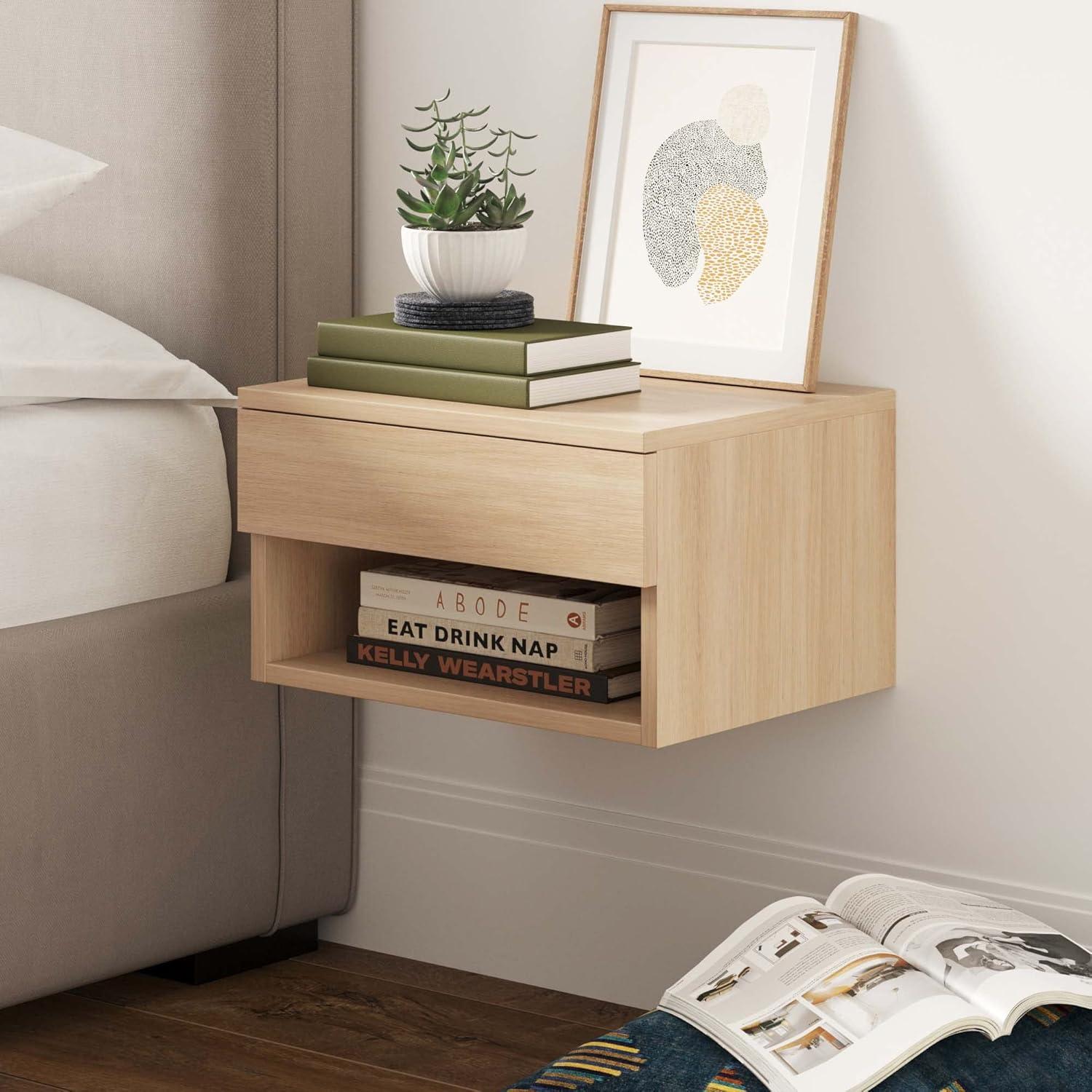 Jackson Wall Mount Shelf Side Table - Nathan James