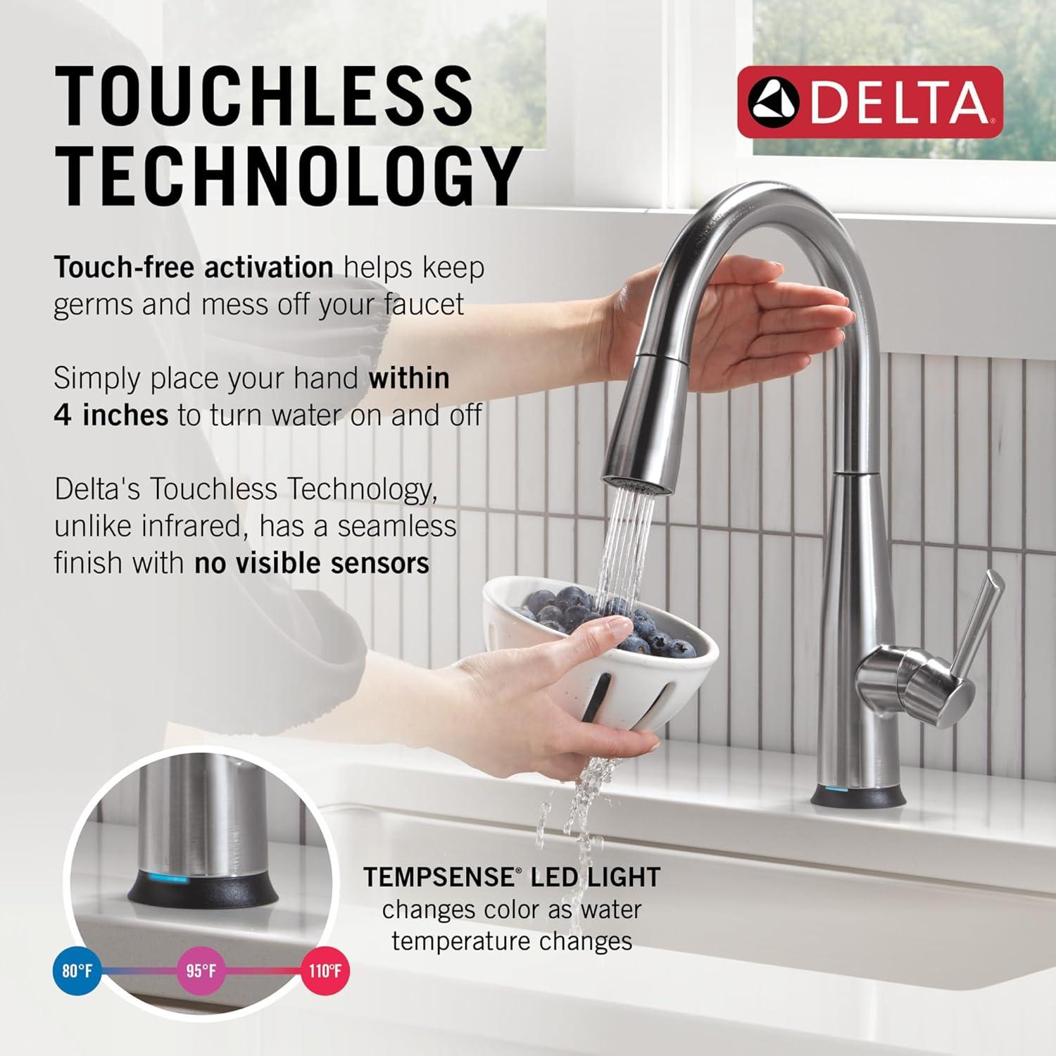 Essa Touch2O Kitchen Sink Faucet with Touchless Technology