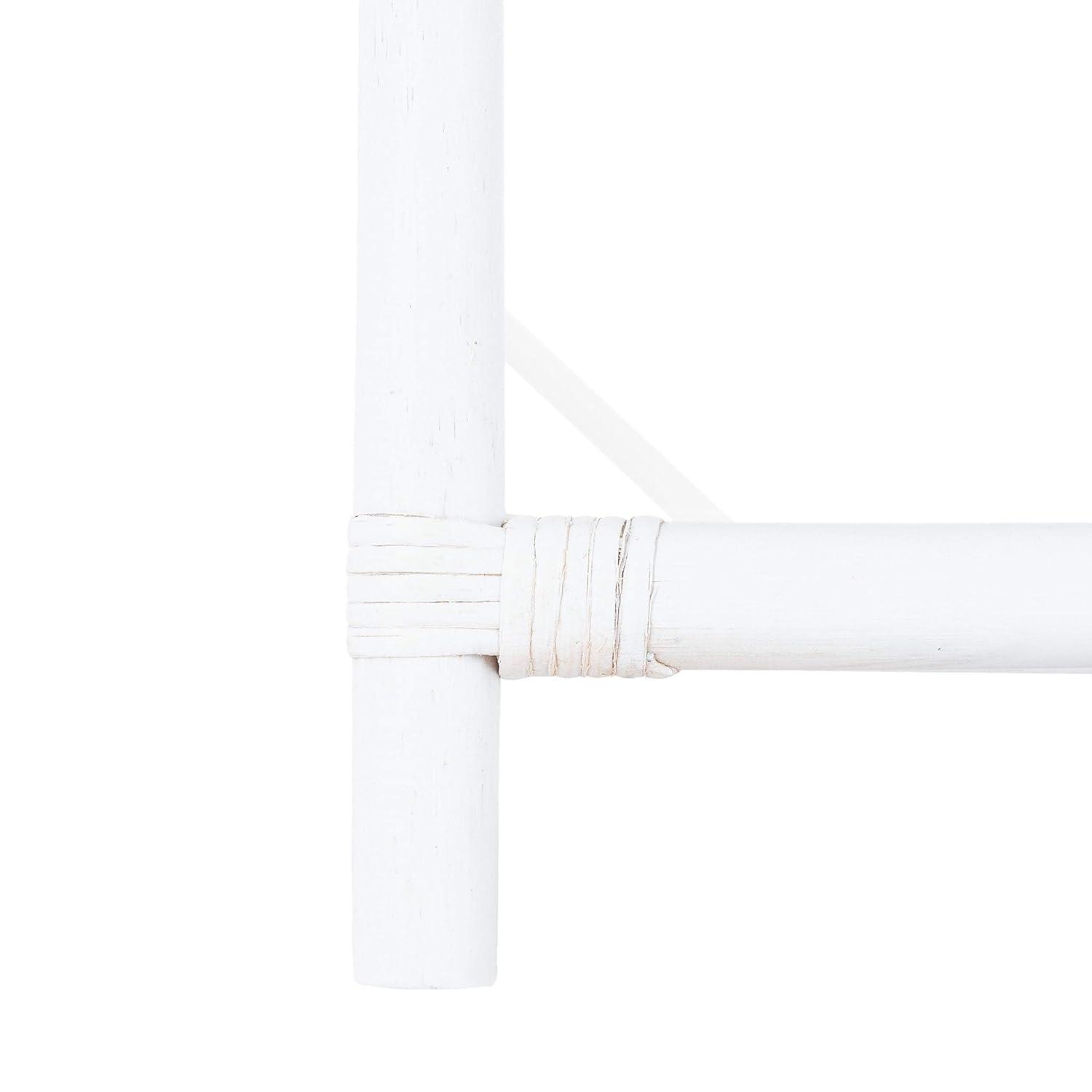 Roya 1 Drawer 1 Shelf Nightstand - NST4005 - White/Natural - Safavieh