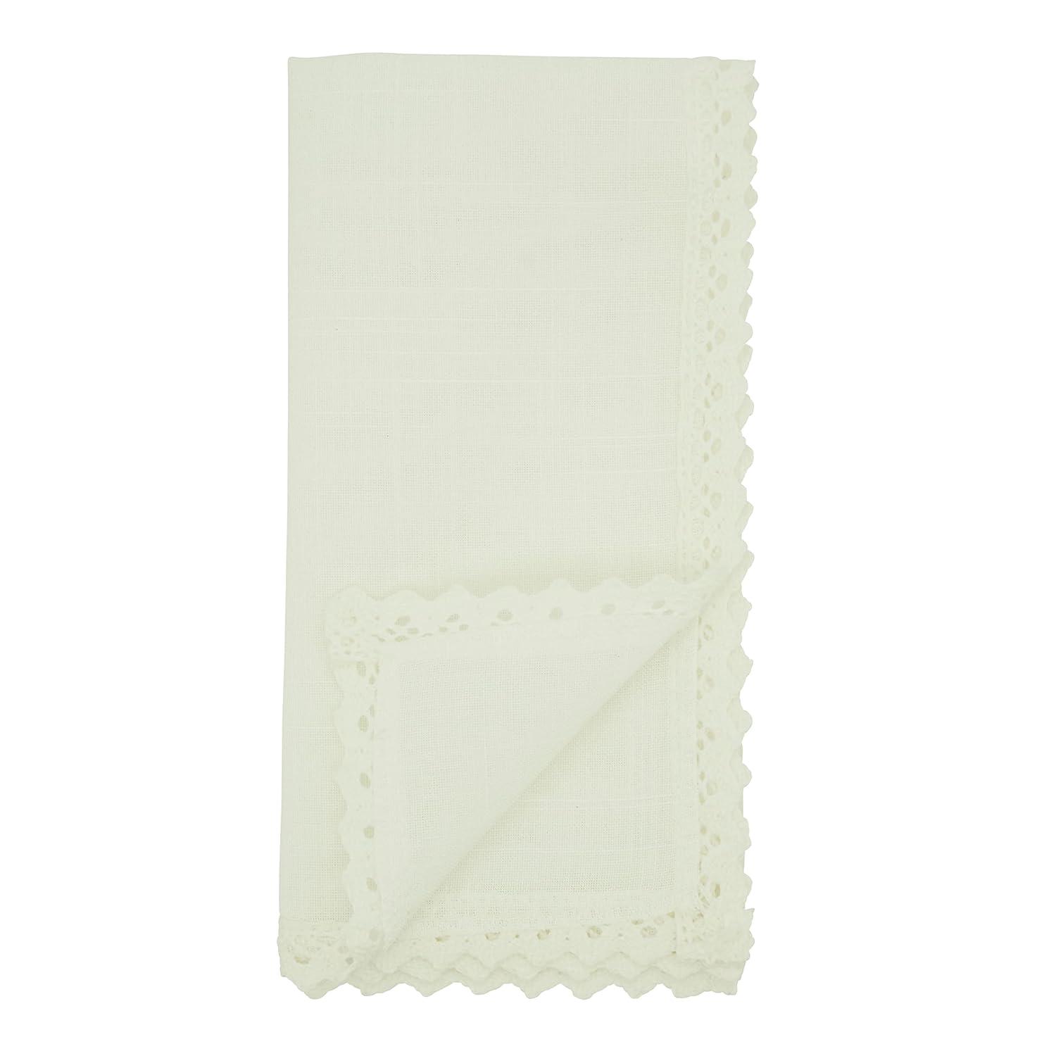 Saro Abilene Collection Polyester Square Napkin (Set of 4)