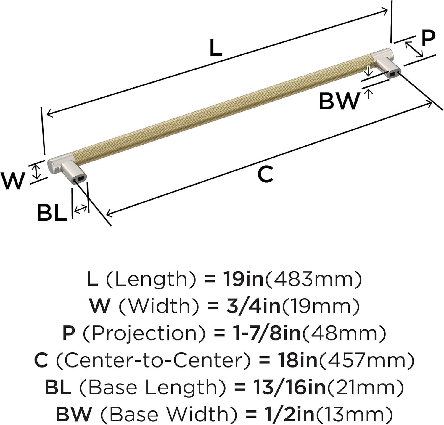 Amerock Esquire Appliance Pull