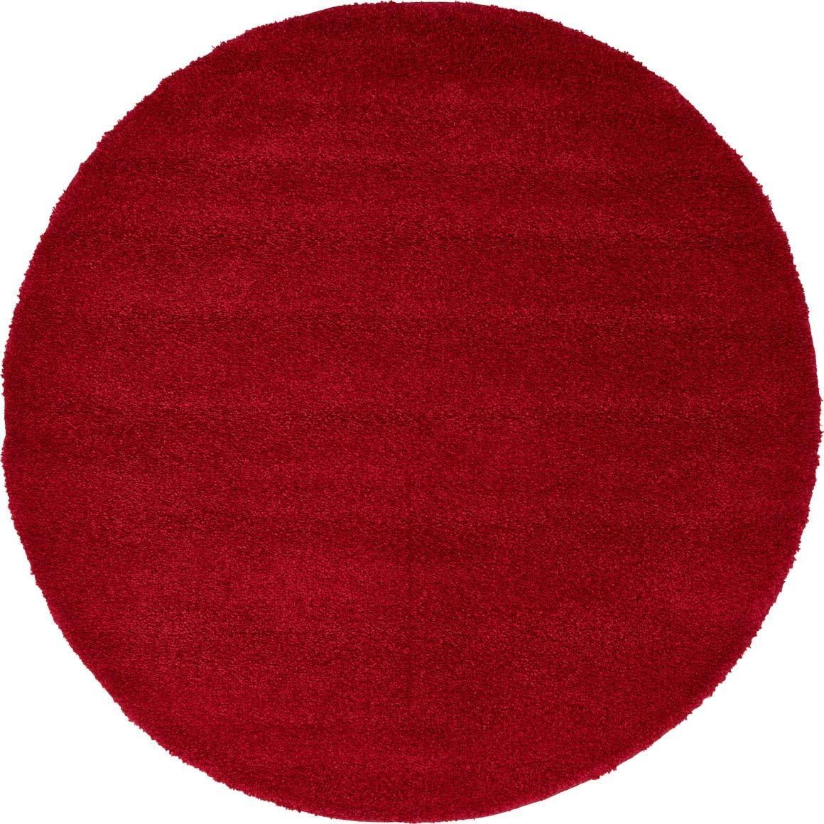 Unique Loom 6' 0 x 6' 0 Solo Calabasas Red Area Rug