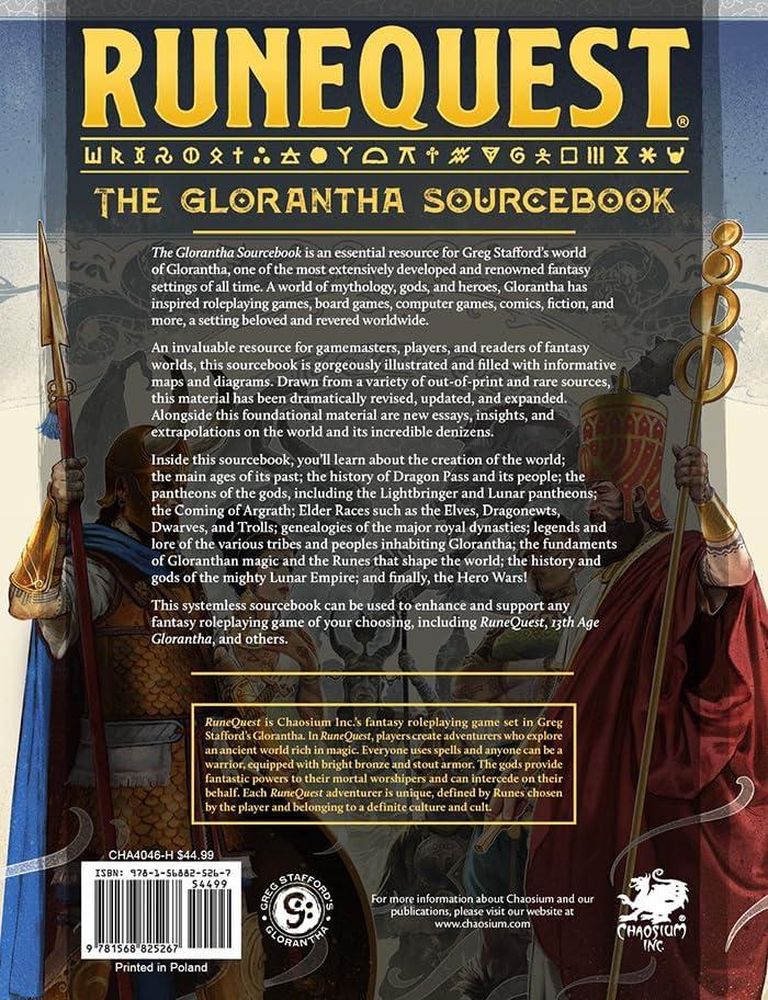 Chaosium Runequest - The Glorantha Sourcebook New