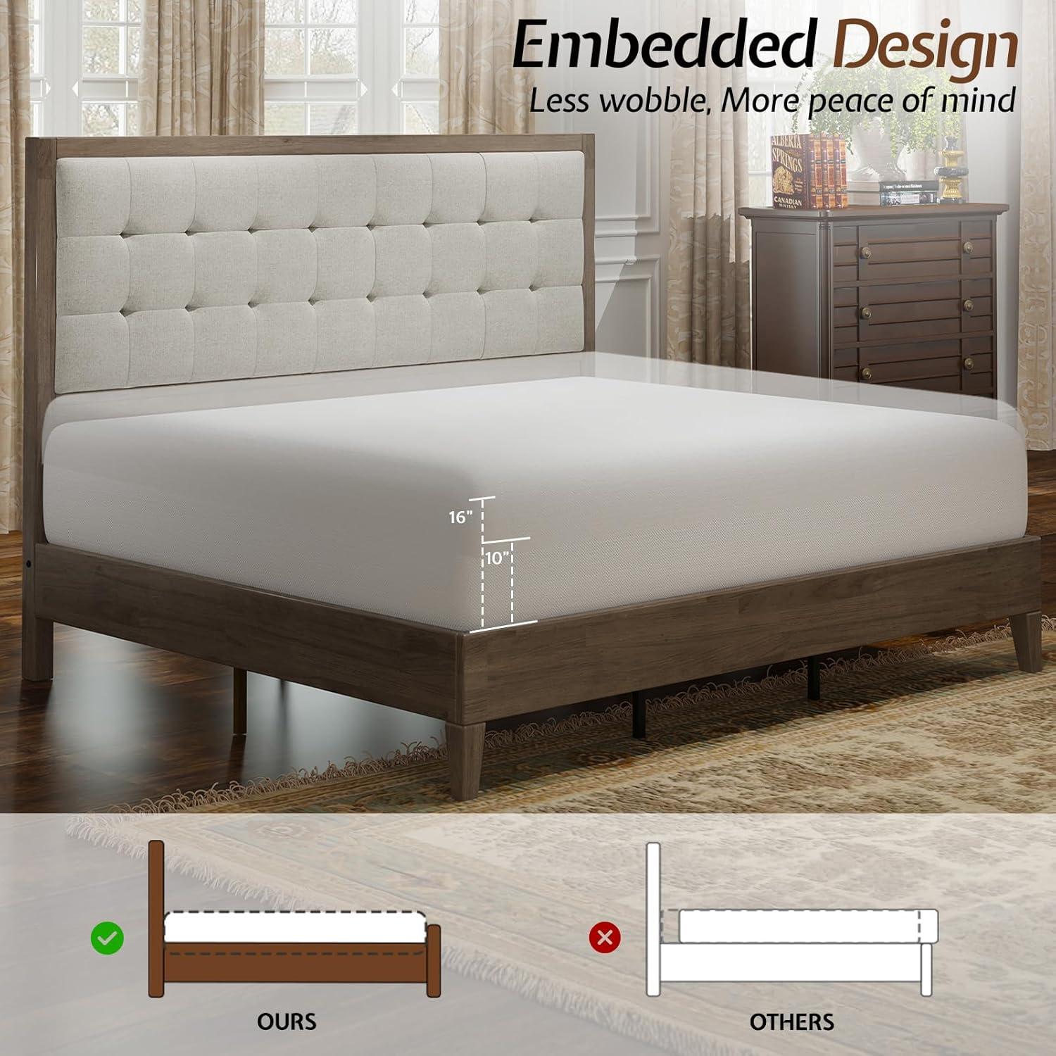 Wade Logan® Behka Upholstered Platform Bed