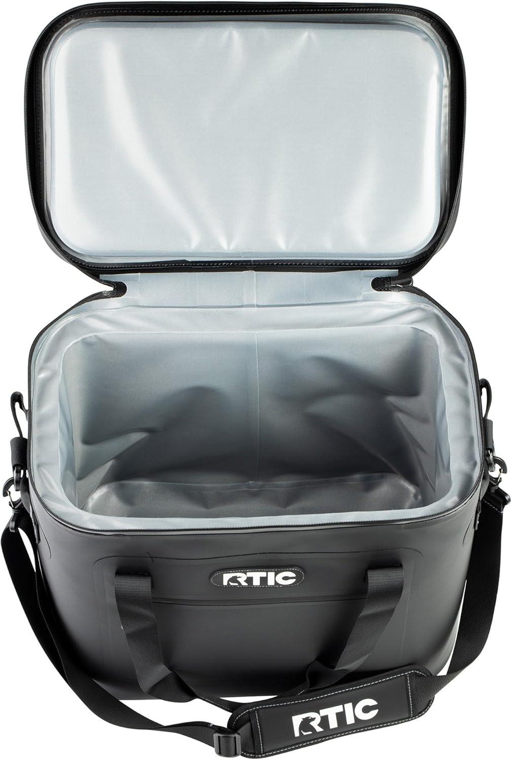 RTIC Outdoors 40 Cans Soft Sided Cooler - Black