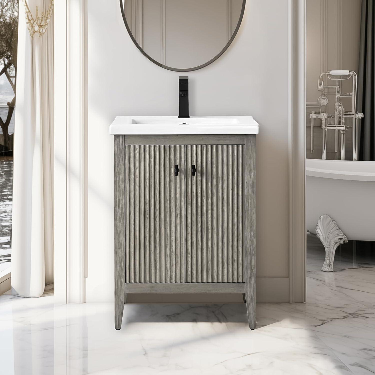 24" Single Bathroom Vanity Set