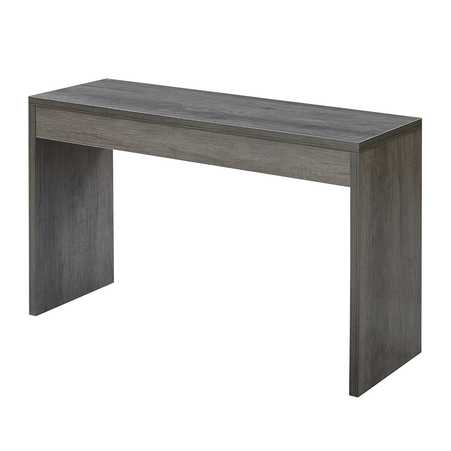 Convenience Concepts Northfield Hall Console Desk Table/Desk, Weathered Gray