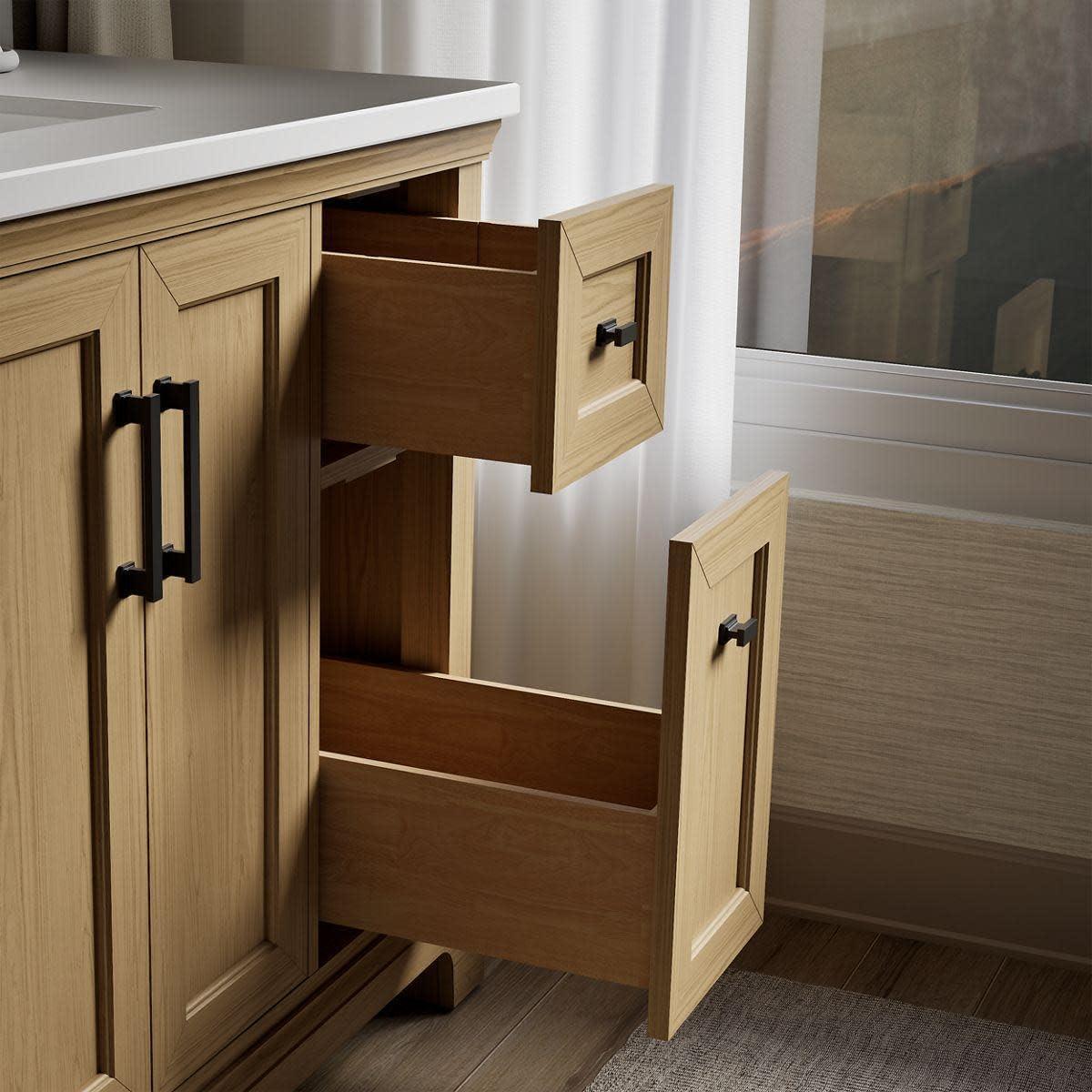 Charlemont 48 In. Bathroom Vanity Cabinet With Sink And Quartz Top