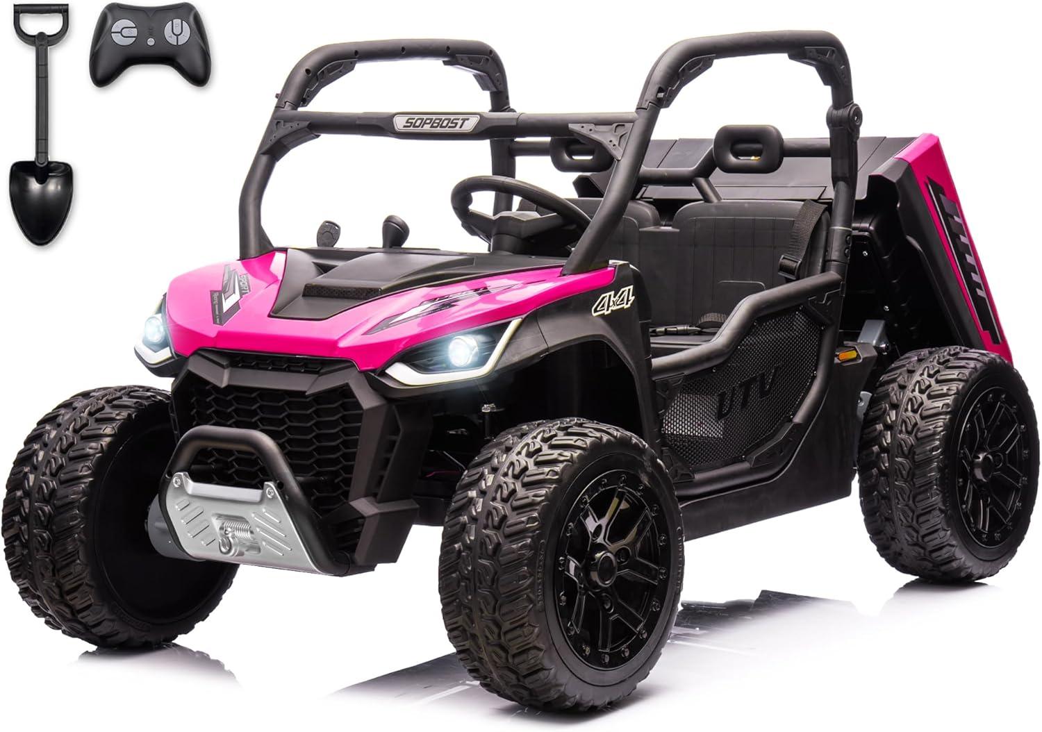 Himimi Delia Himimi 24 Voltage  Ride On Dump Truck, 2 Seater Kids UTV with Electric Dump Bed, Remote Control