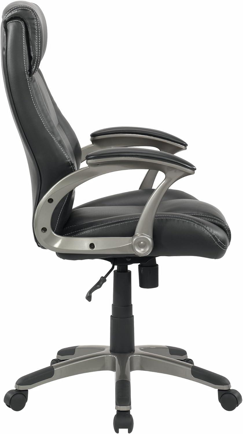 Leather Office Chair with Headrest