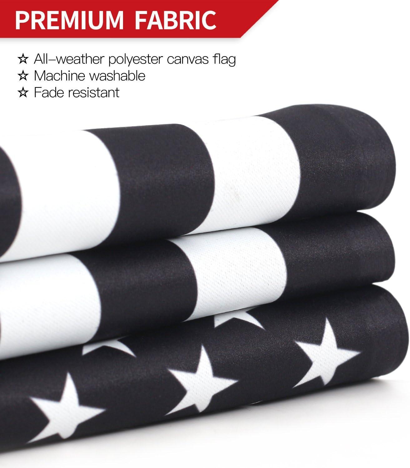 Anley Double Sided Thin Blue Line USA Decorative Garden Flags - Honoring Law Enforcement Officers Flags - 18 x 12.5 Inch