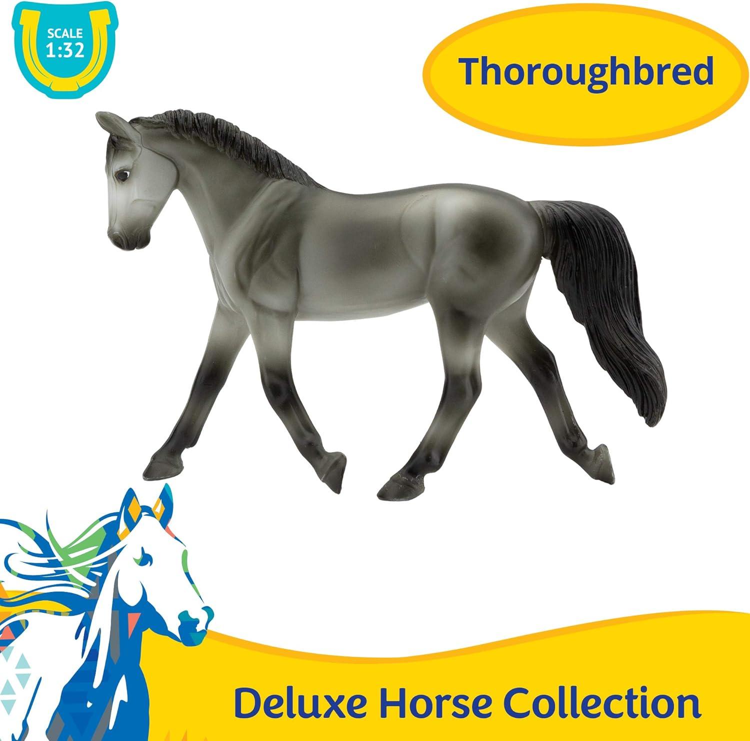 Breyer Stablemates Deluxe Horse Collection Figure Set W/ 8 Horses - 1:32 Scale