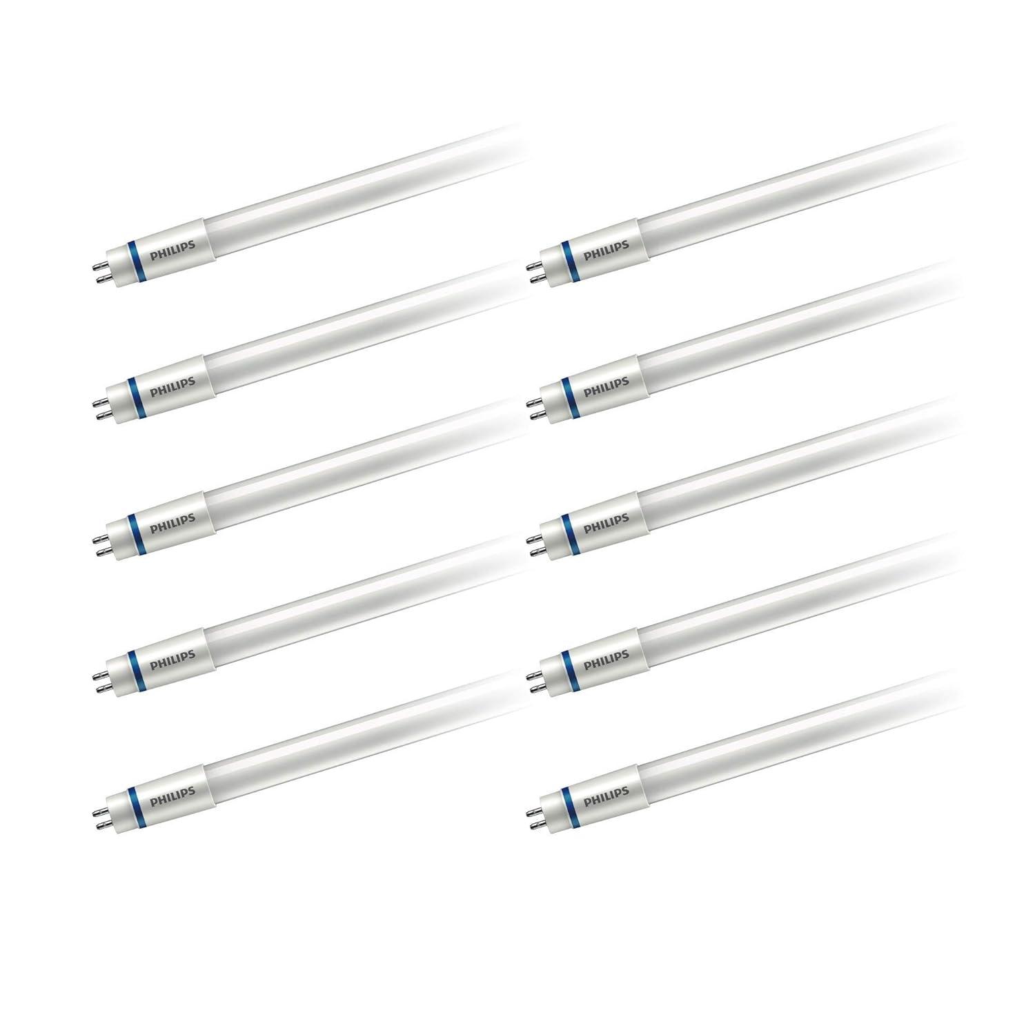 54-Watt Equivalent 46 in. Linear T5 Type A InstantFit LED Tube Light Bulb Daylight (5000K) (10-Pack)