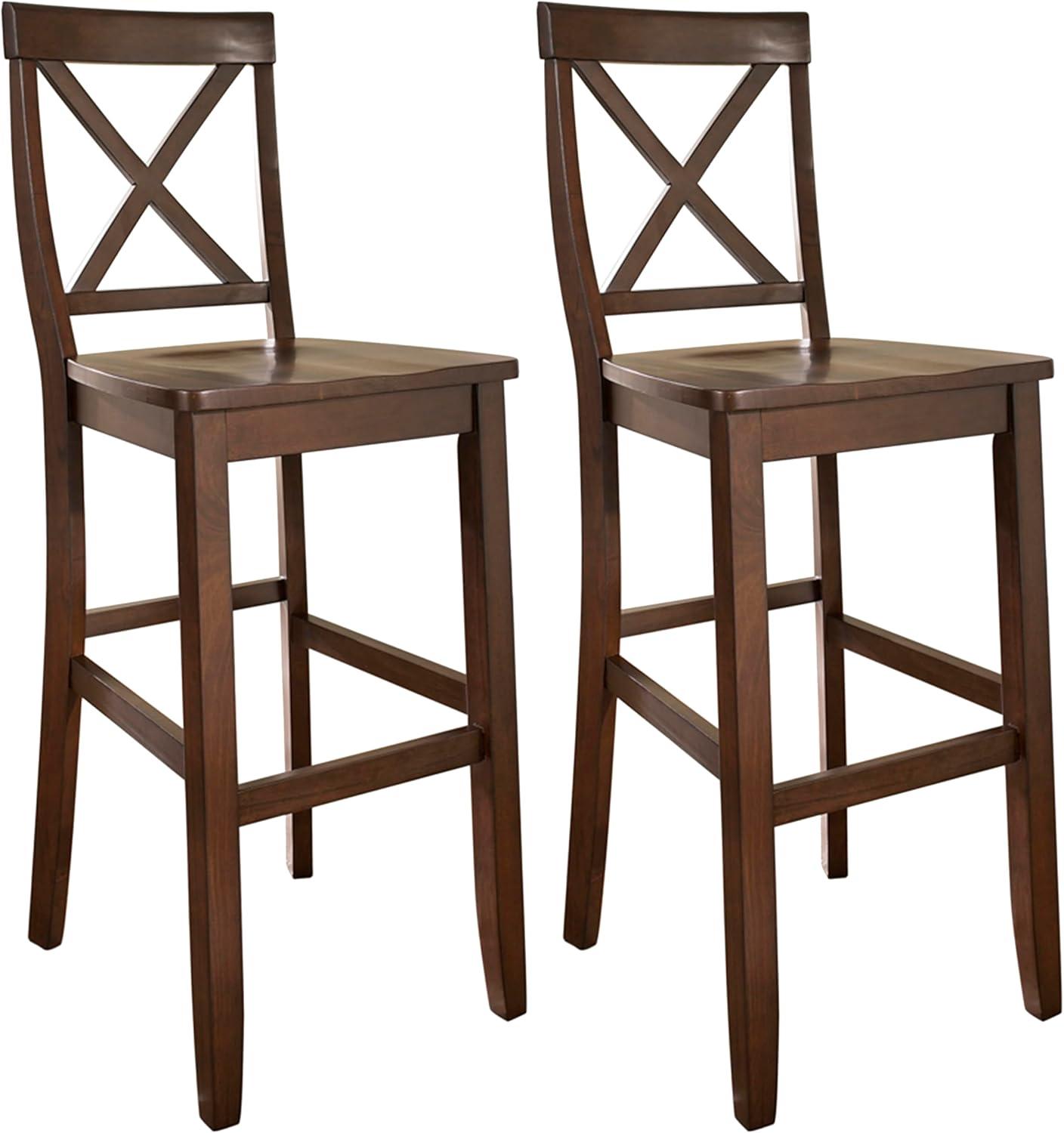 Set of 2 30" X-Back Barstools - Crosley