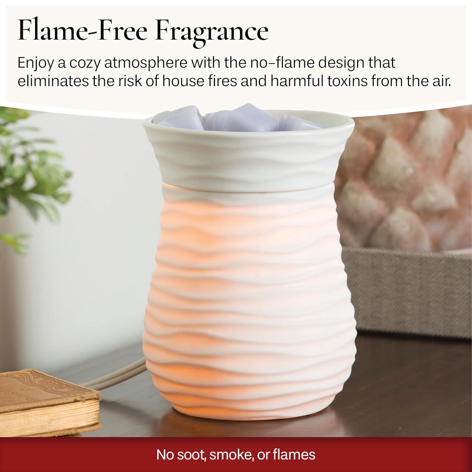 CANDLE WARMERS ETC. Illumination Fragrance Warmer, White Harmony