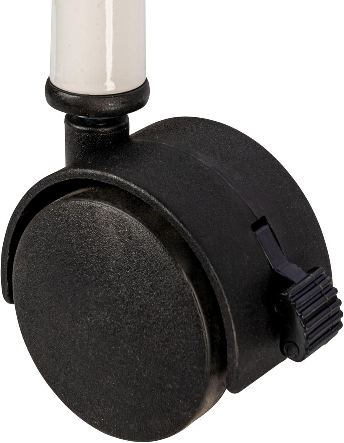 Rolling Laundry Sorter, 4 Bag Laundry Sorter Cart with Washable and Removable Bags, White