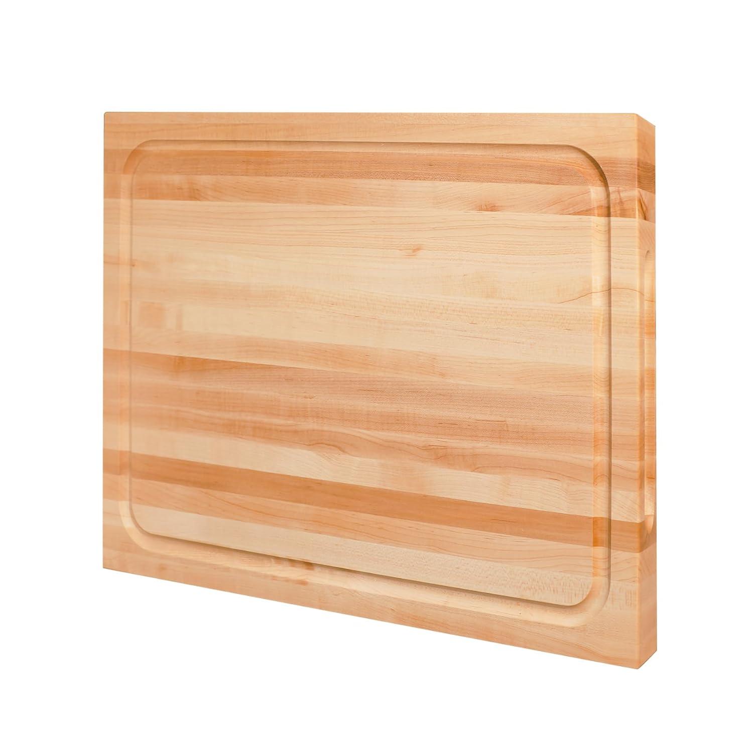 CONSDAN CONSDAN Cutting Board, Hard Maple with Invisible Inner Handle, Edge Grain,
