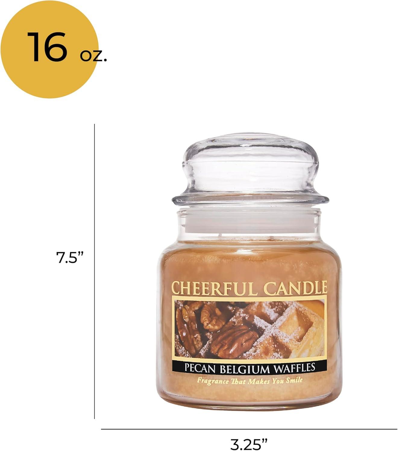 Pecan Belgium Waffles Scented Brown Jar Candle, 16oz