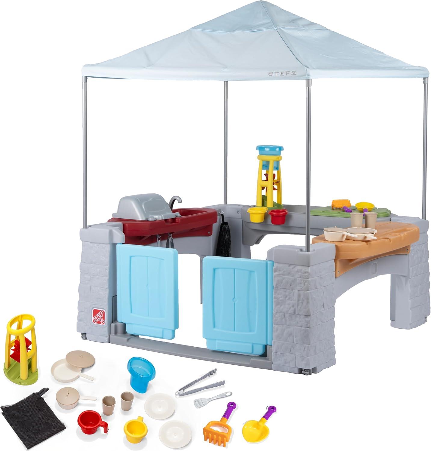 Step2 Step2 All Around Playtime Patio and Kids Outdoor Playhouse