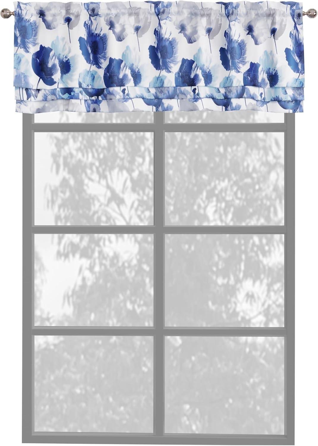 Achim Importing Co Floral Tailored 50'' W Window Valance