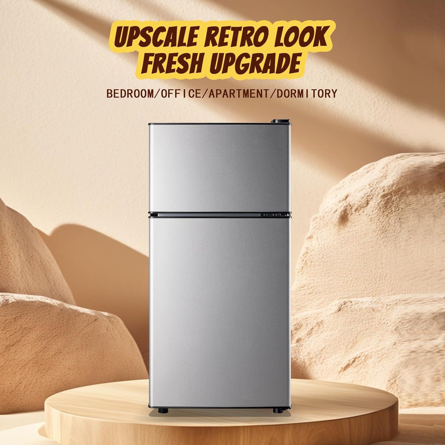 DEMULLER DEMULLER Arcticfresh Storage Suite 2.4 Cubic Feet Freestanding Mini Fridge with Freezer