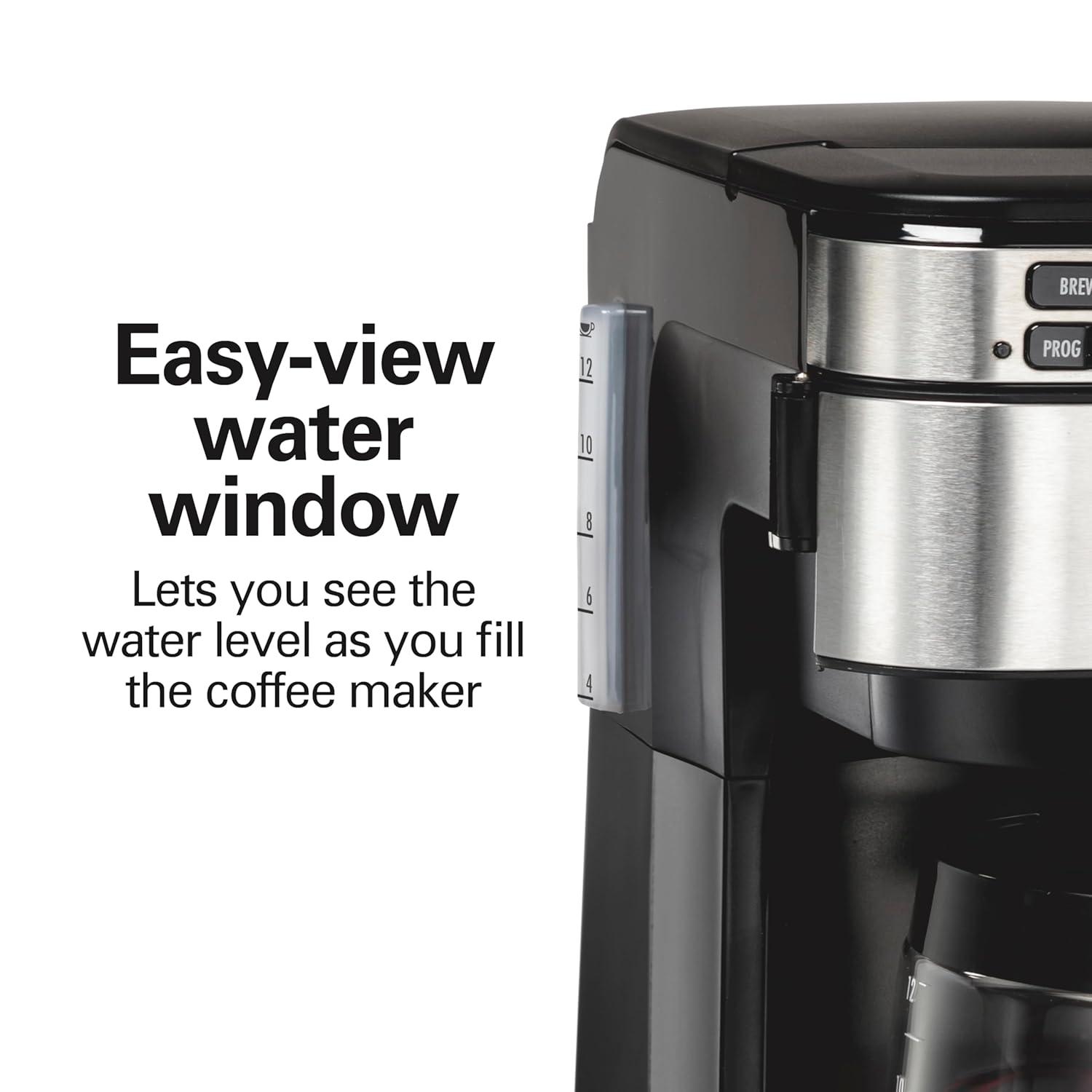 Hamilton Beach Metal 12 Cup Drip Coffee Maker