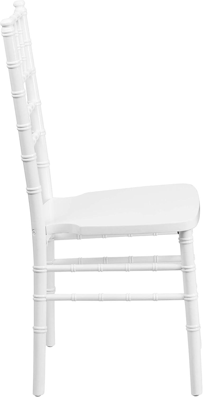 Flash Furniture HERCULES Series White Wood Chiavari Chair