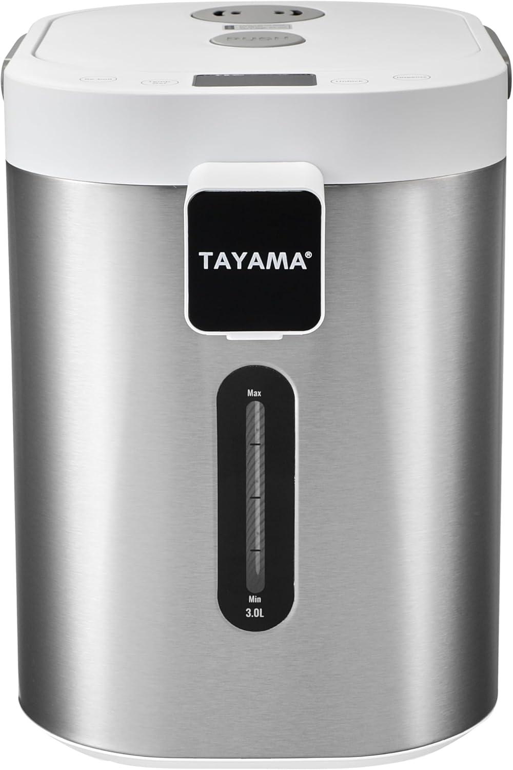 Tayama 13.5-Cup Stainless Steel Digital Instant Hot Water Boiler and Warmer