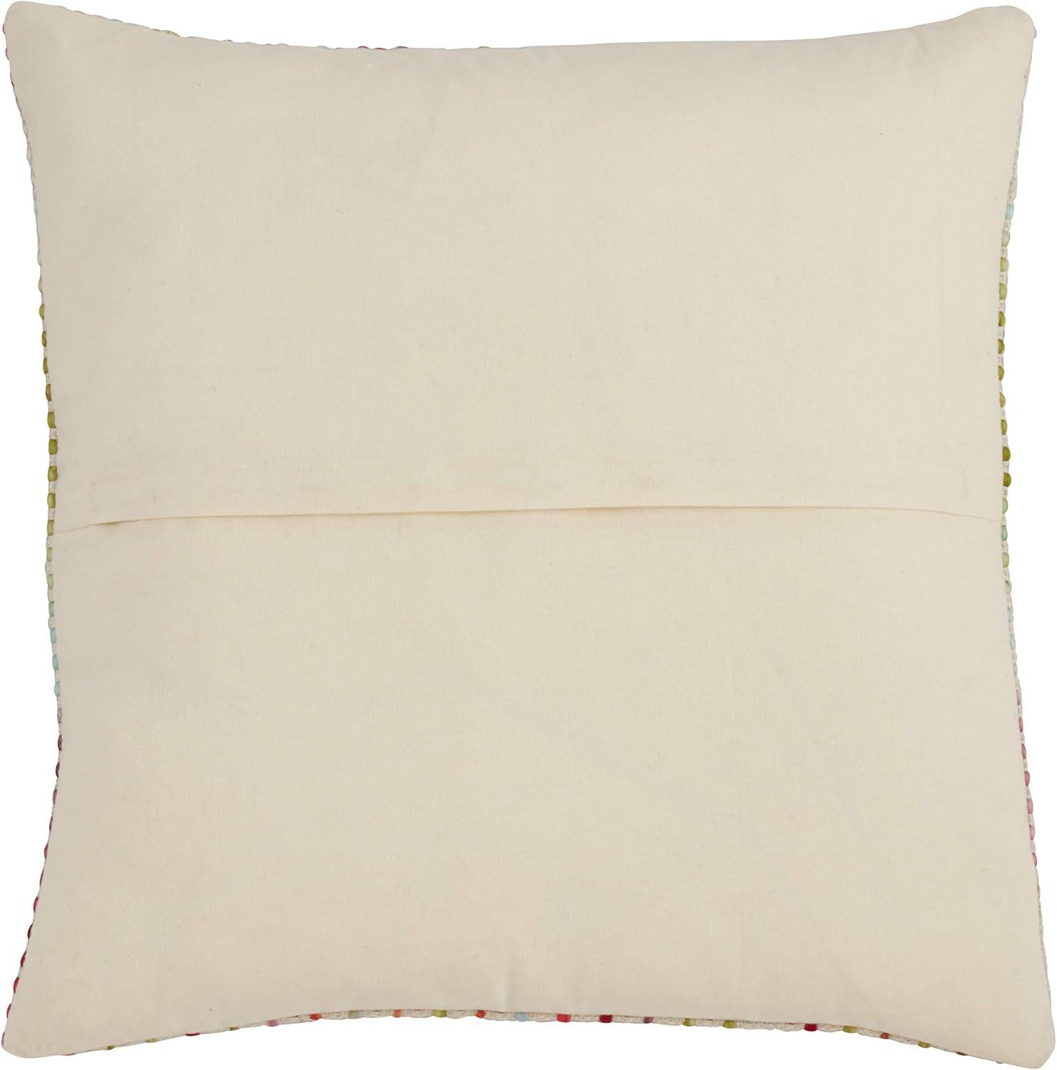 Saro Lifestyle Confetti Pillow - Down Filled, 20" Square, Multi