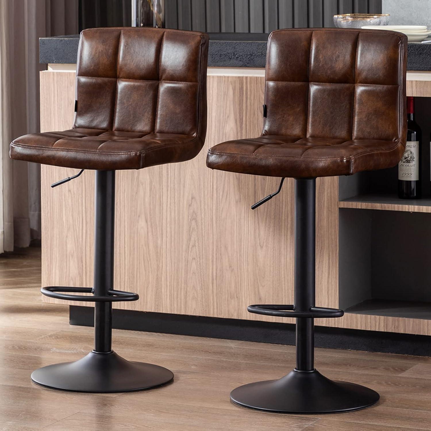 Swivel Adjustable Height Bar Stool