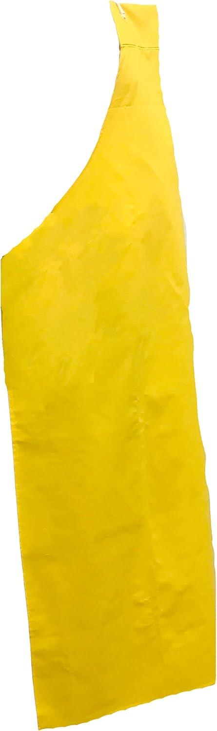 Kleen Chef Vinyl Bib Apron with Adjustable Neck, Waterproof and Oilproof, Small, Yellow