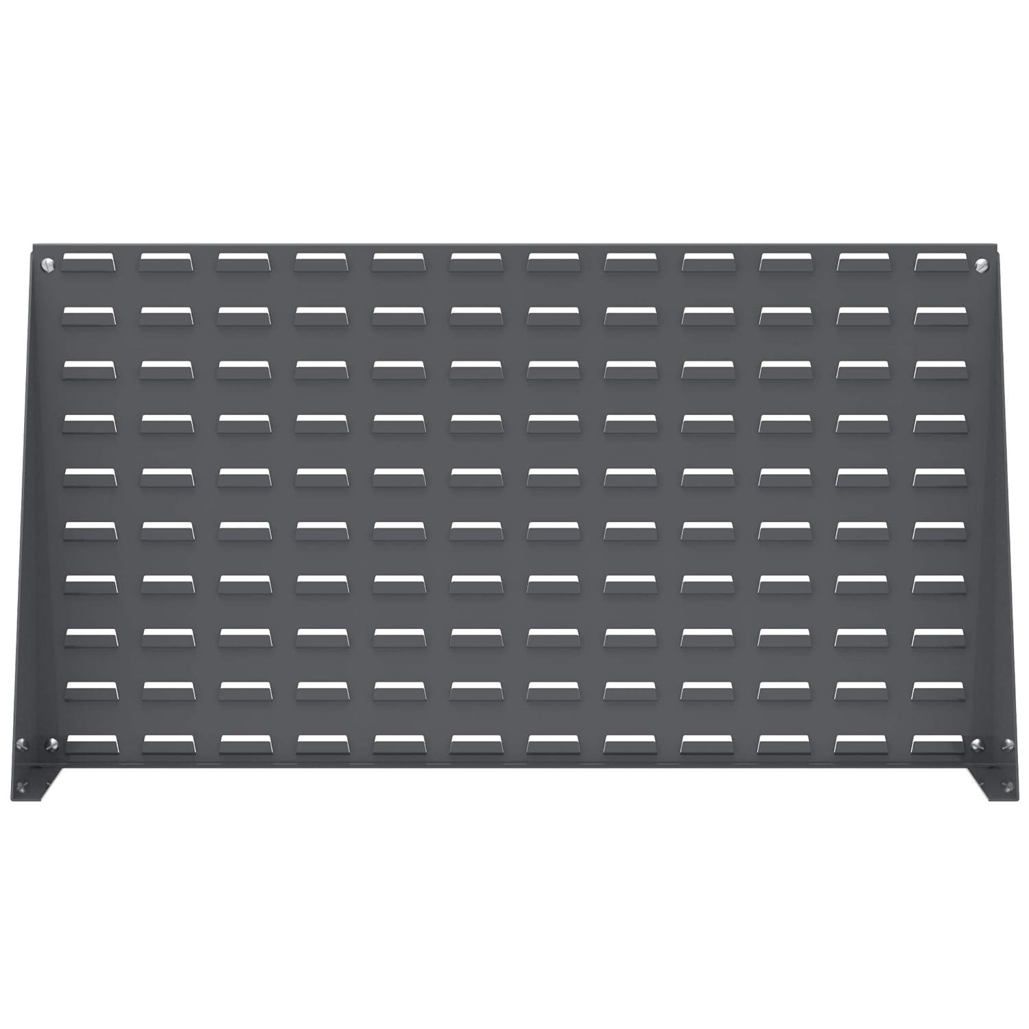 36-Inch Gray Powder Coated Steel Louvered Bench Rack