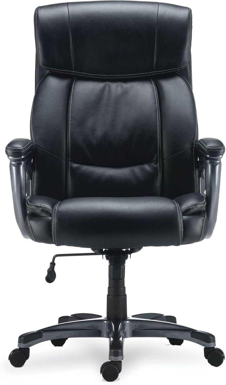 Alera Alera Egino Big and Tall Chair, Supports Up to 400 lb, Black Seat/Back, Black Base